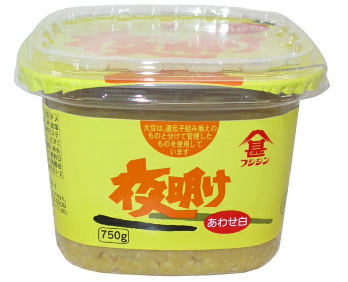 夜明けあわせみそ白 750gカップ | 富士甚醤油株式会社 オンラインショップ
