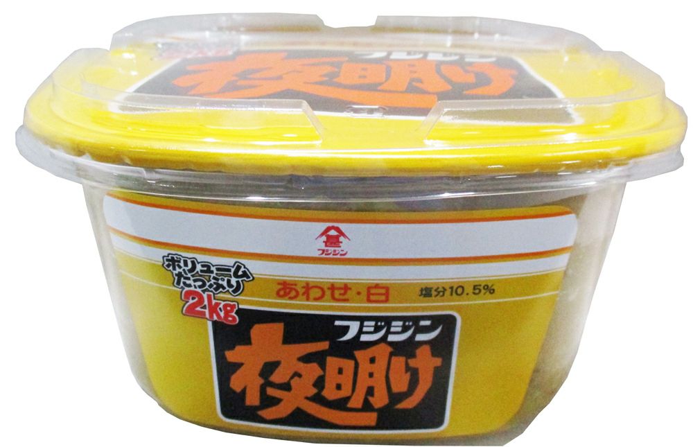 夜明けあわせみそ白 2kgカップ | 富士甚醤油株式会社 オンラインショップ