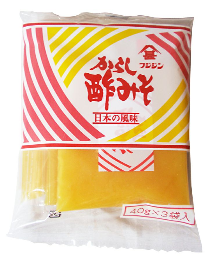 からし酢みそ (40g×3個入り) | 富士甚醤油株式会社 オンライン からし酢みそ (40g×3個入り) | 富士甚醤油株式会社 オンライン